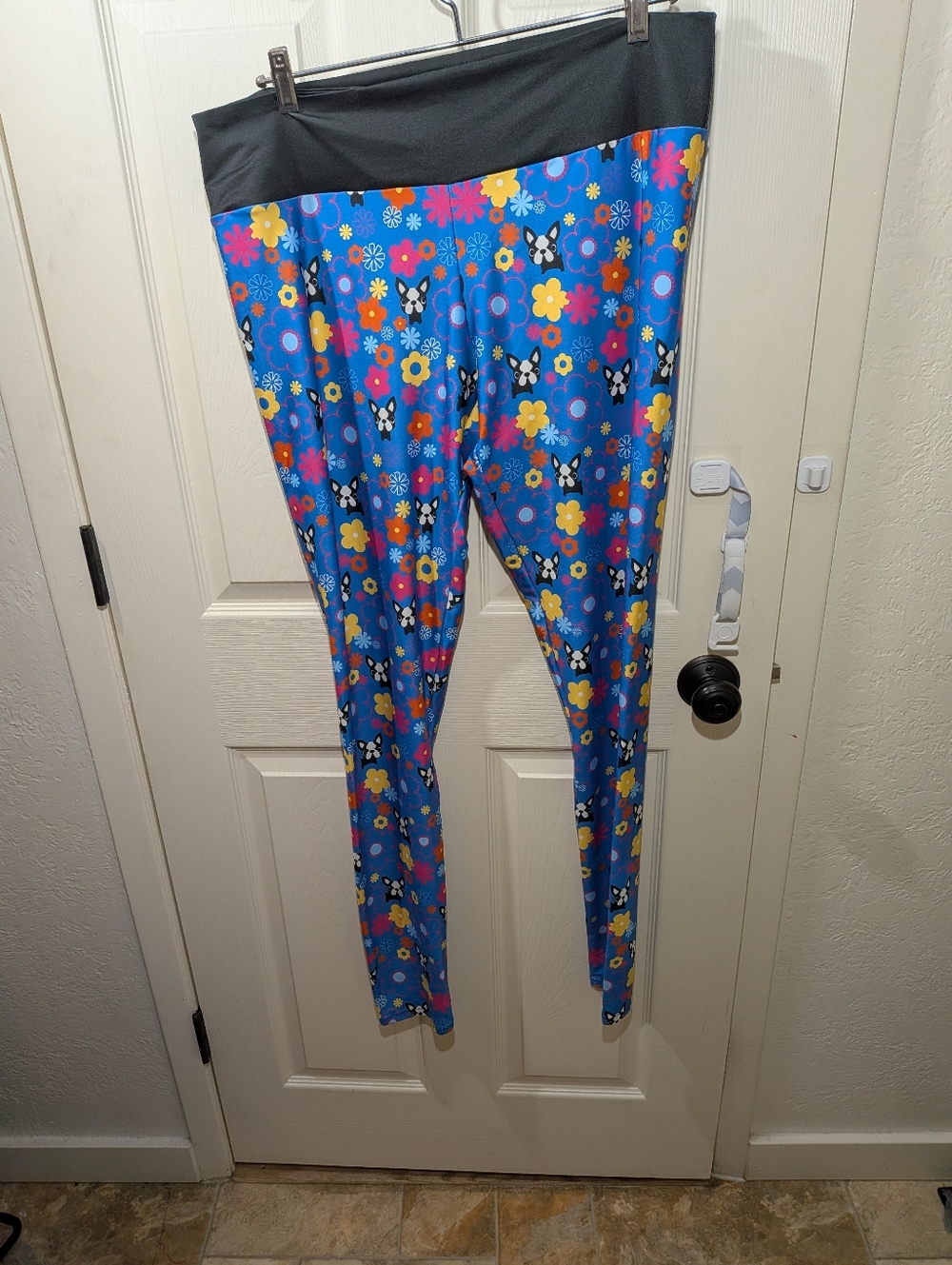XXL Women's Boston Terrier Leggings By Sprout Patterns
